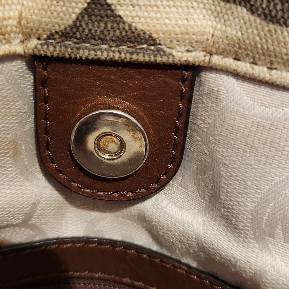 Michael Kors canvas tote / purse